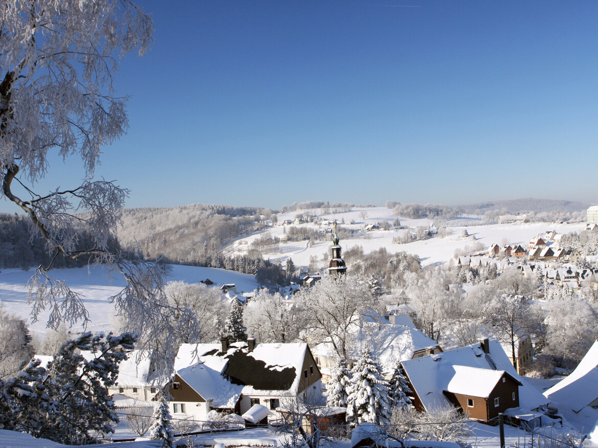 Winter sports in the Erzgebirge 